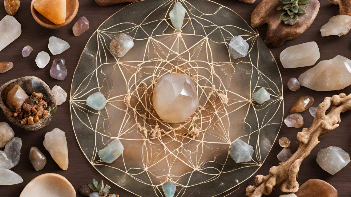 Spirit & Celestial Wonders Crystal Grid Board